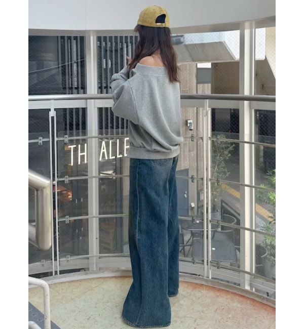 EVRIS「ジップアップオフショルトップス【セットアップ着用可能】」|パーカー|