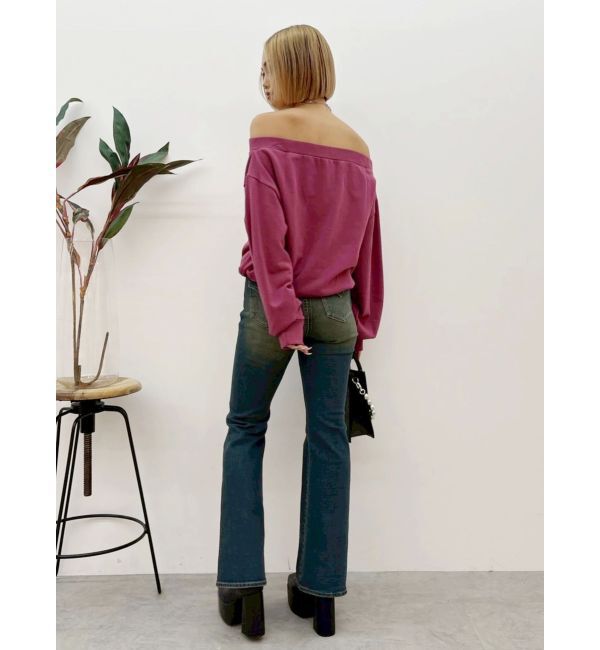 EVRIS「ジップアップオフショルトップス【セットアップ着用可能】」|パーカー|