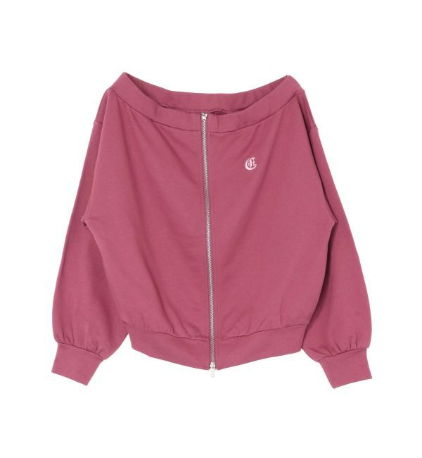 EVRIS「ジップアップオフショルトップス【セットアップ着用可能】」|パーカー|