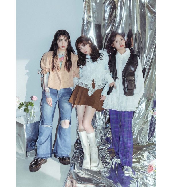 jouetie「【FRUITSZIPPER仲川瑠夏】フレアパンツ」|その他|