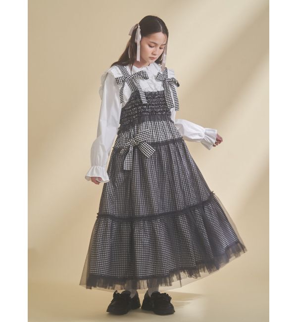 merry jenny「チュールリボンキャミワンピース」|ワンピース|