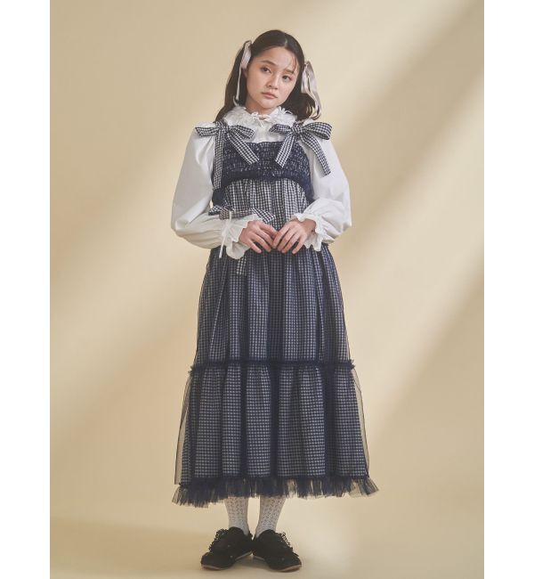 merry jenny「チュールリボンキャミワンピース」|ワンピース|