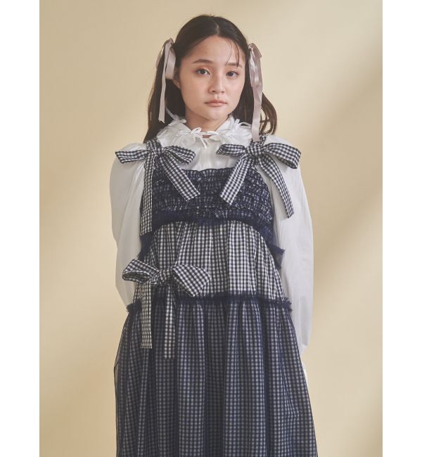 merry jenny「チュールリボンキャミワンピース」|ワンピース|