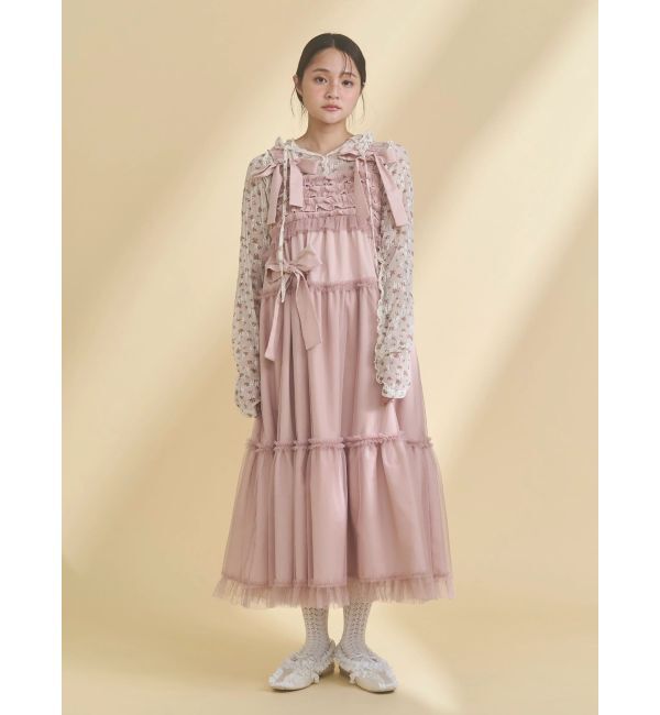 merry jenny「チュールリボンキャミワンピース」|ワンピース|