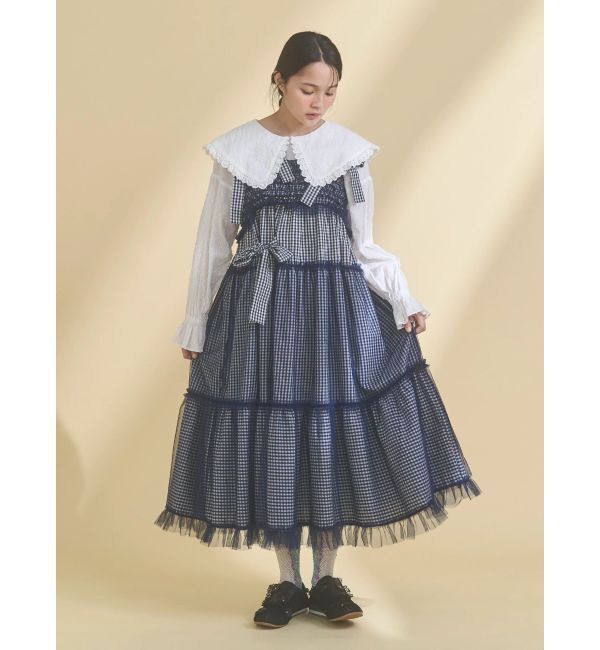 merry jenny「チュールリボンキャミワンピース」|ワンピース|