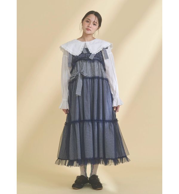 merry jenny「チュールリボンキャミワンピース」|ワンピース|