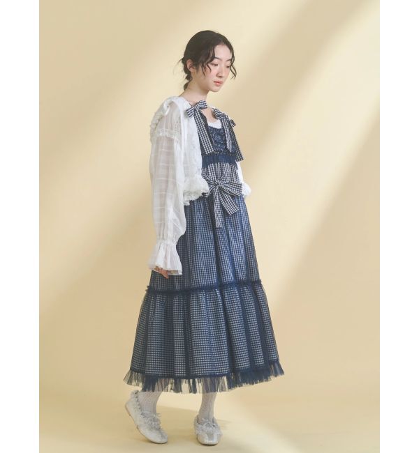 merry jenny「チュールリボンキャミワンピース」|ワンピース|