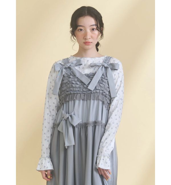 merry jenny「チュールリボンキャミワンピース」|ワンピース|