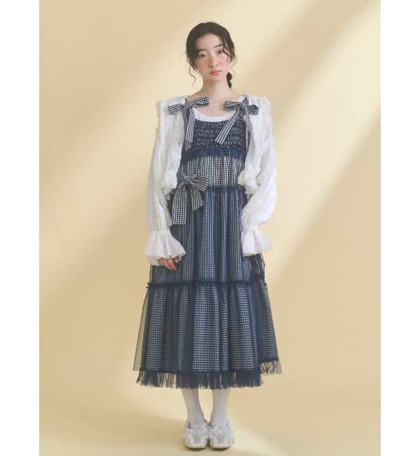 merry jenny「チュールリボンキャミワンピース」|ワンピース|