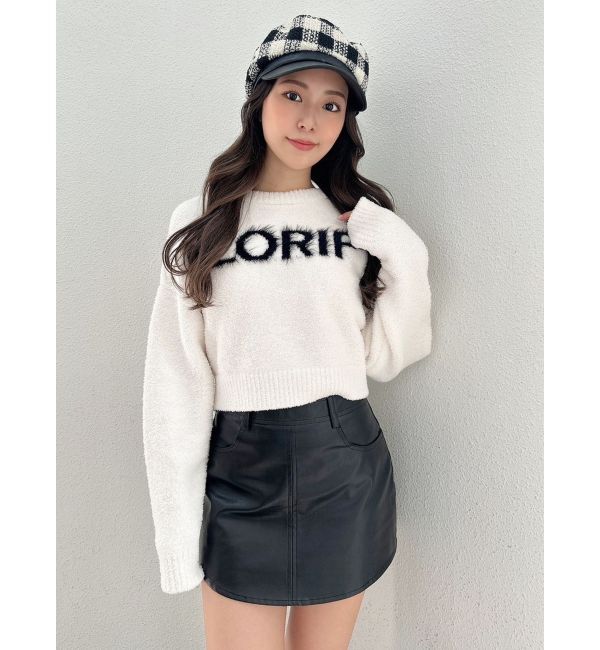 GYDA「フェイクレザースカートライクショートパンツ」|スカート|