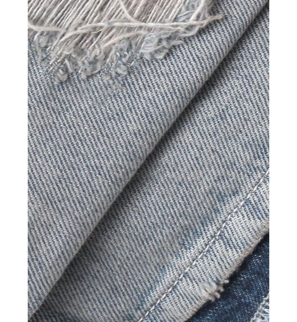 GYDA「ハイウエストダメージスカートライクデニムショートパンツ」|スカート|