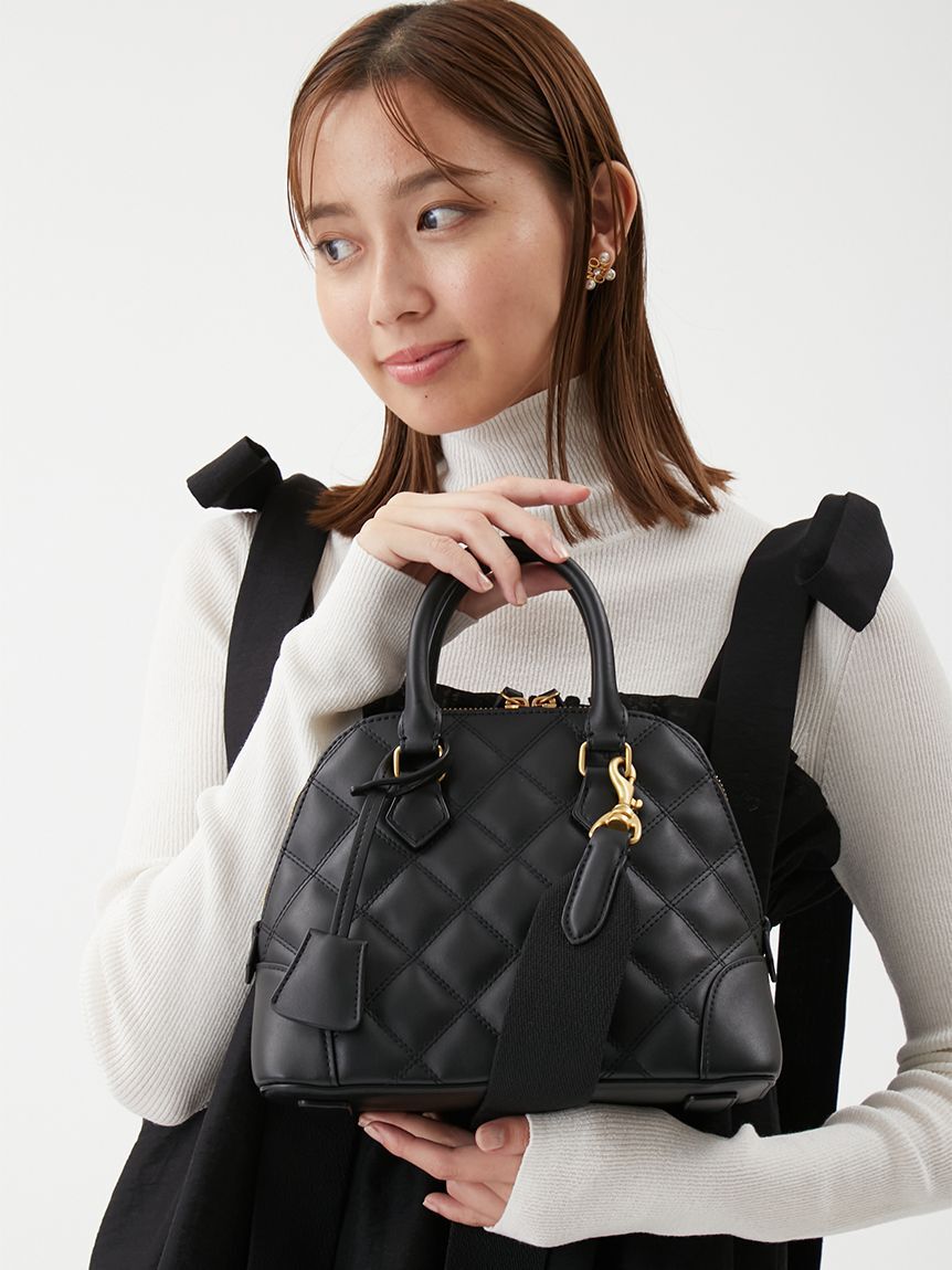 Mila Owen「【USAGI ONLINE・ZOZOTOWN限定カラー】キルティングボストンバッグ」|ボストンバッグ|