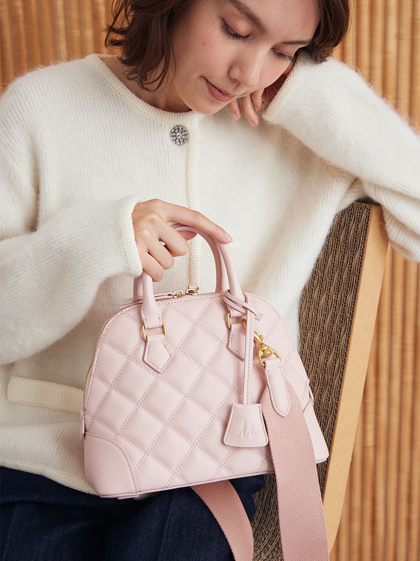 Mila Owen「【USAGI ONLINE・ZOZOTOWN限定カラー】キルティングボストンバッグ」|ボストンバッグ|