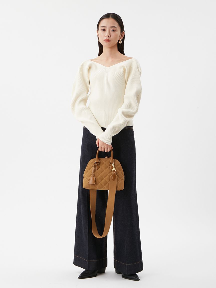 Mila Owen「【USAGI ONLINE・ZOZOTOWN限定カラー】キルティングボストンバッグ」|ボストンバッグ|