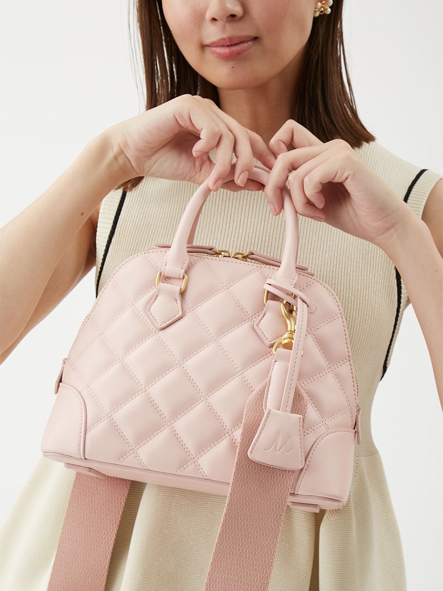 Mila Owen「【USAGI ONLINE・ZOZOTOWN限定カラー】キルティングボストンバッグ」|ボストンバッグ|