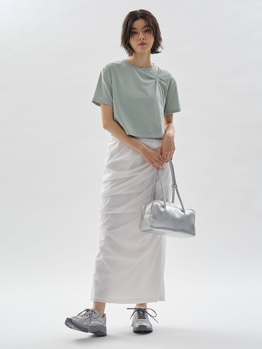 emmi atelier「サイドタックナロースカート/撥水【セットアップ対応】」|スカート|