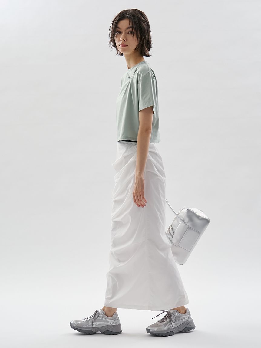 emmi atelier「サイドタックナロースカート/撥水【セットアップ対応】」|スカート|