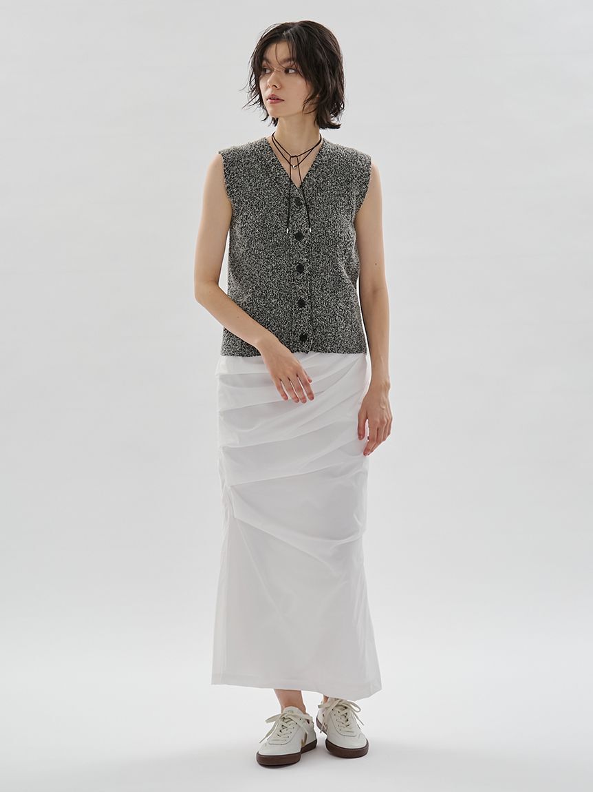 emmi atelier「サイドタックナロースカート/撥水【セットアップ対応】」|スカート|