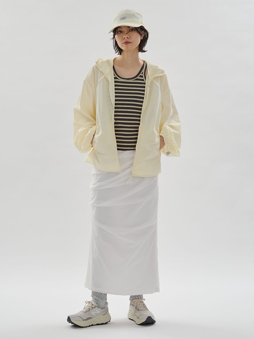 emmi atelier「サイドタックナロースカート/撥水【セットアップ対応】」|スカート|