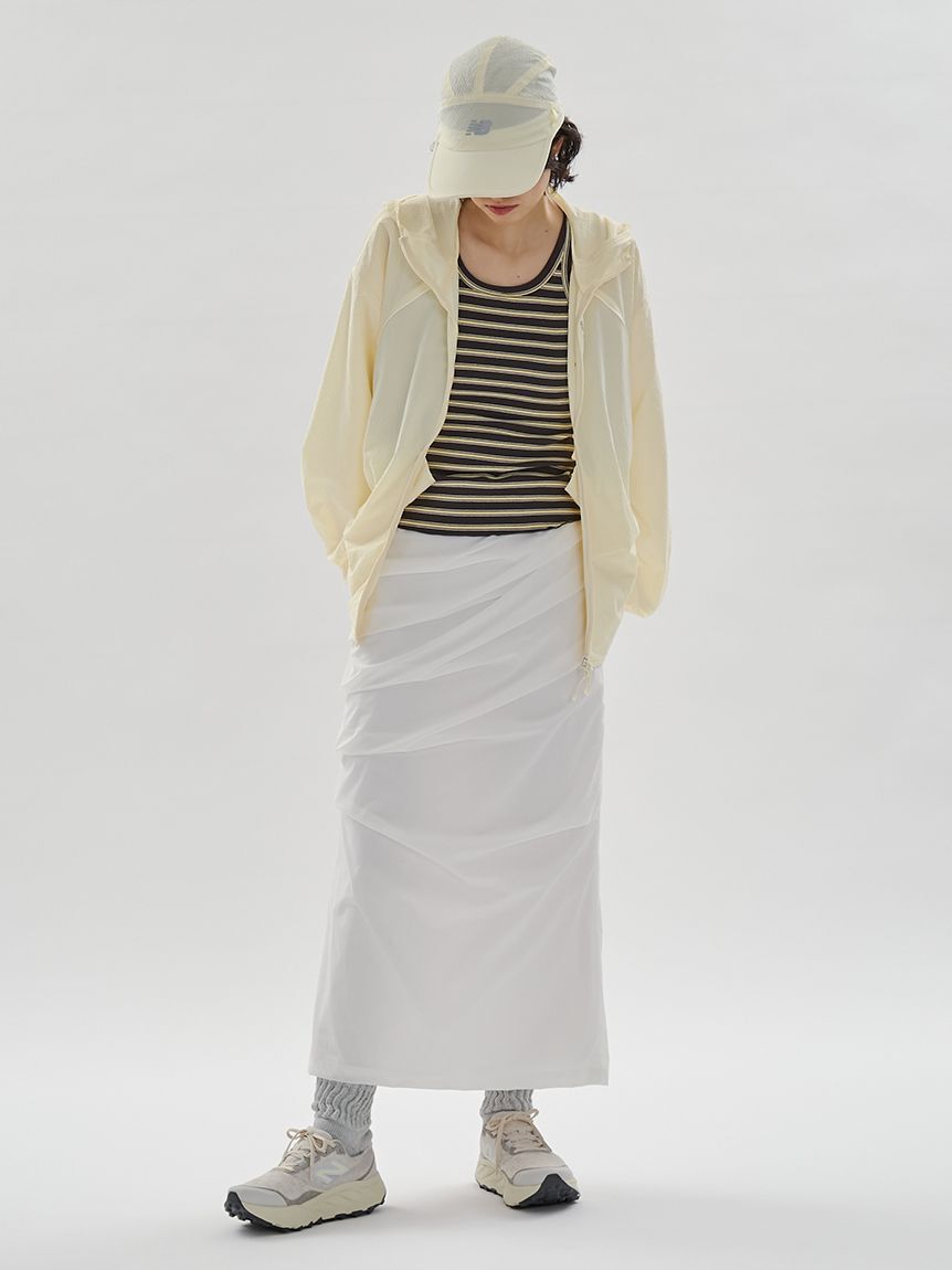 emmi atelier「サイドタックナロースカート/撥水【セットアップ対応】」|スカート|