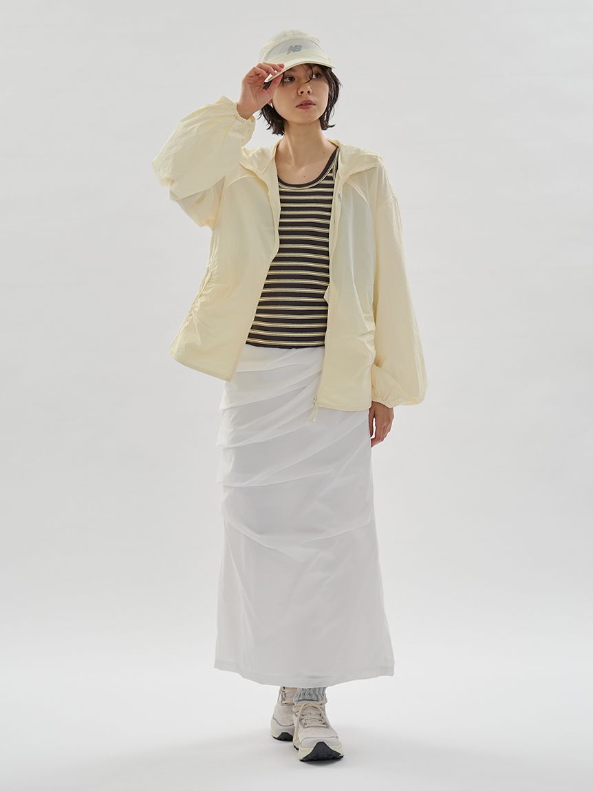 emmi atelier「サイドタックナロースカート/撥水【セットアップ対応】」|スカート|