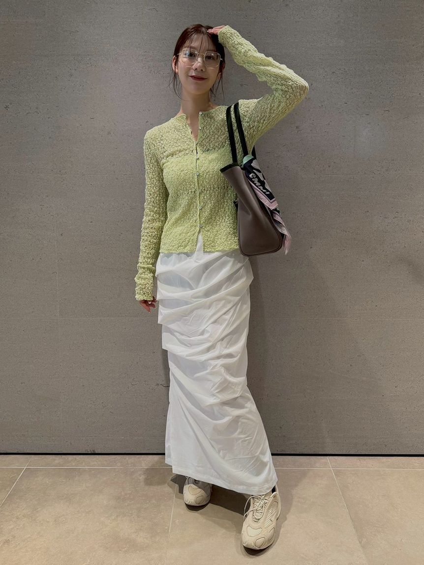 emmi atelier「サイドタックナロースカート/撥水【セットアップ対応】」|スカート|