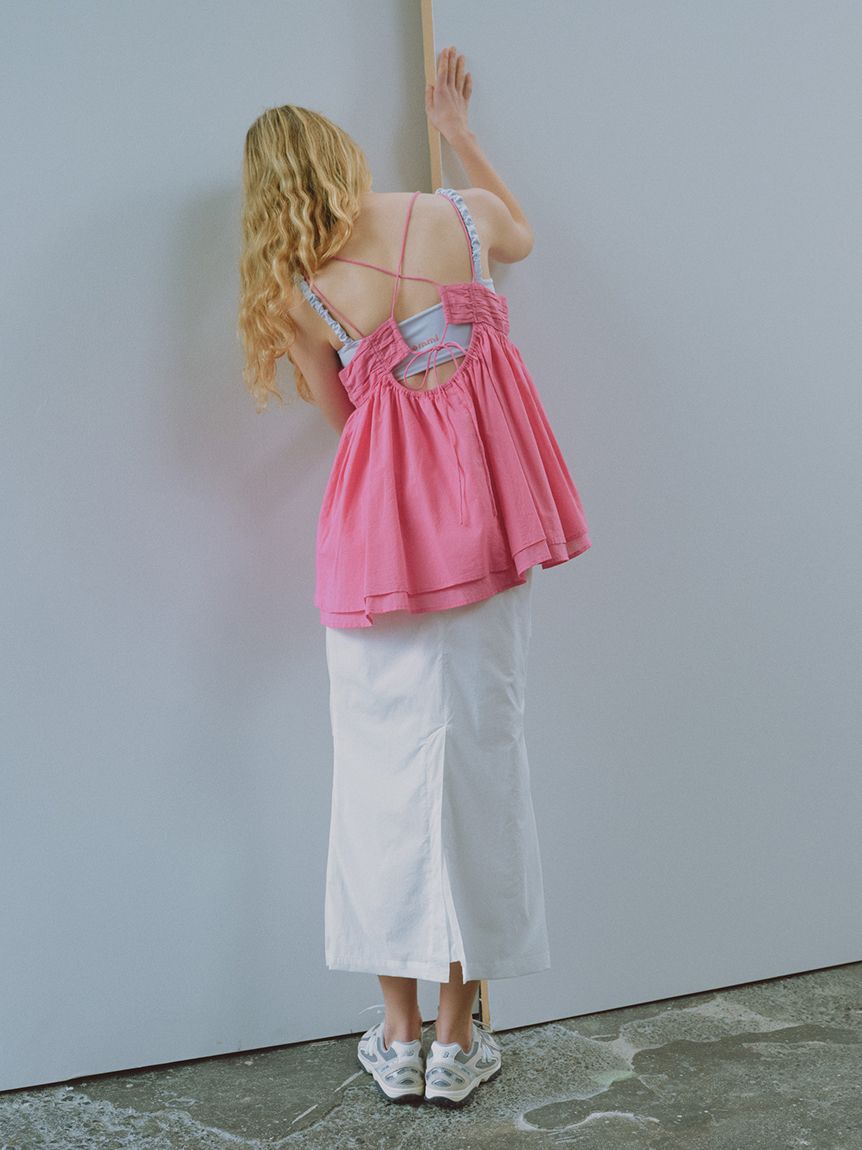 emmi atelier「サイドタックナロースカート/撥水【セットアップ対応】」|スカート|