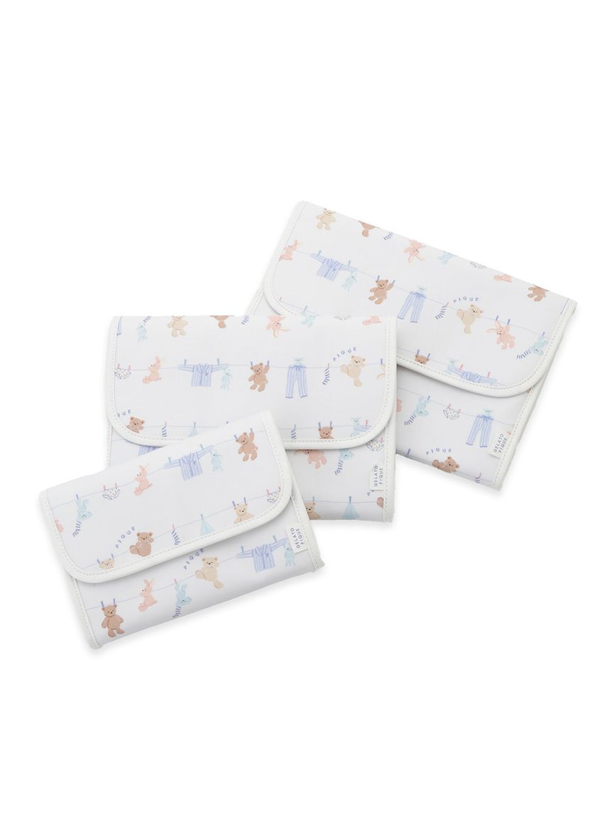 gelato pique「ウォッシングアニマル柄母子手帳ケースS」|マタニティ・ママグッズ|