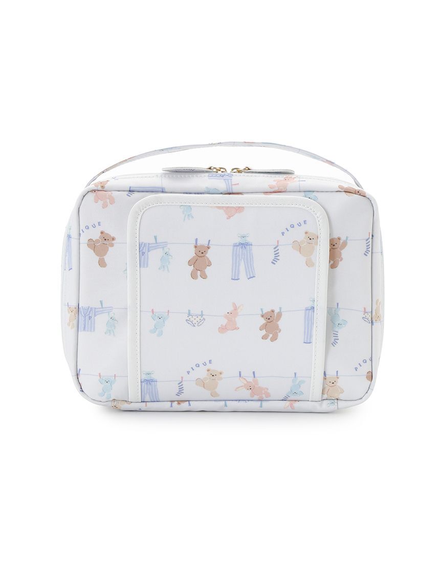 gelato pique「ウォッシングアニマル柄おむつポーチ」|マタニティ・ママグッズ|