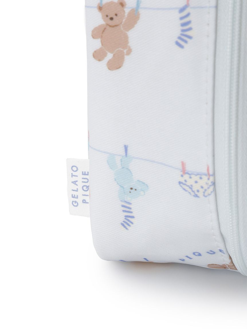 gelato pique「ウォッシングアニマル柄おむつポーチ」|マタニティ・ママグッズ|