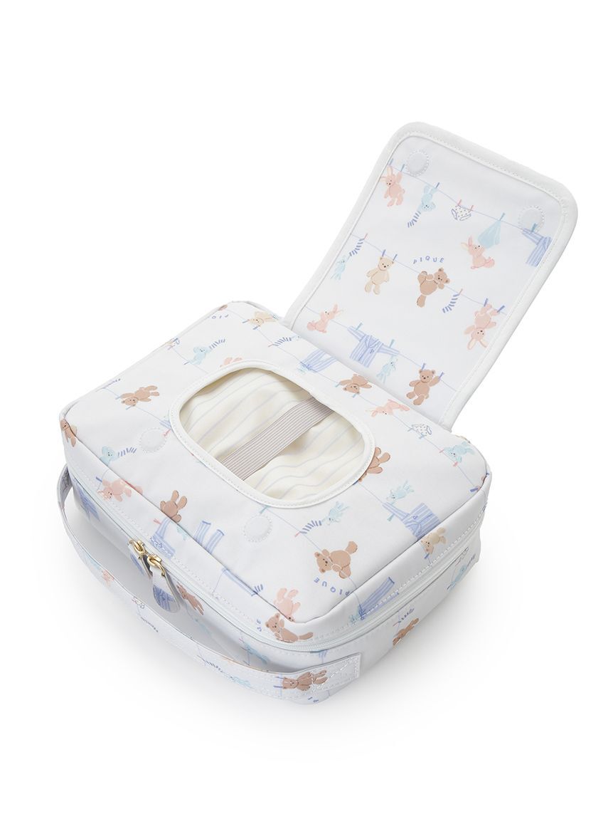 gelato pique「ウォッシングアニマル柄おむつポーチ」|マタニティ・ママグッズ|