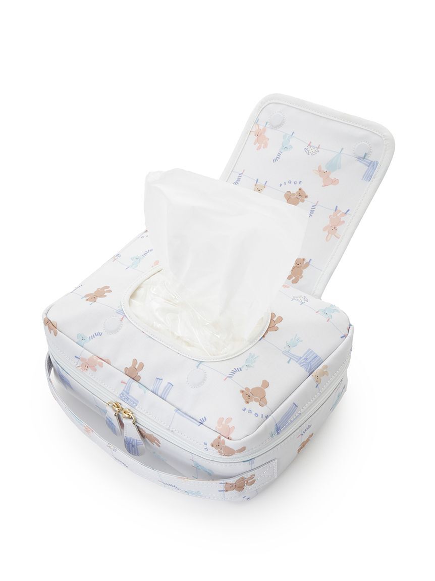 gelato pique「ウォッシングアニマル柄おむつポーチ」|マタニティ・ママグッズ|