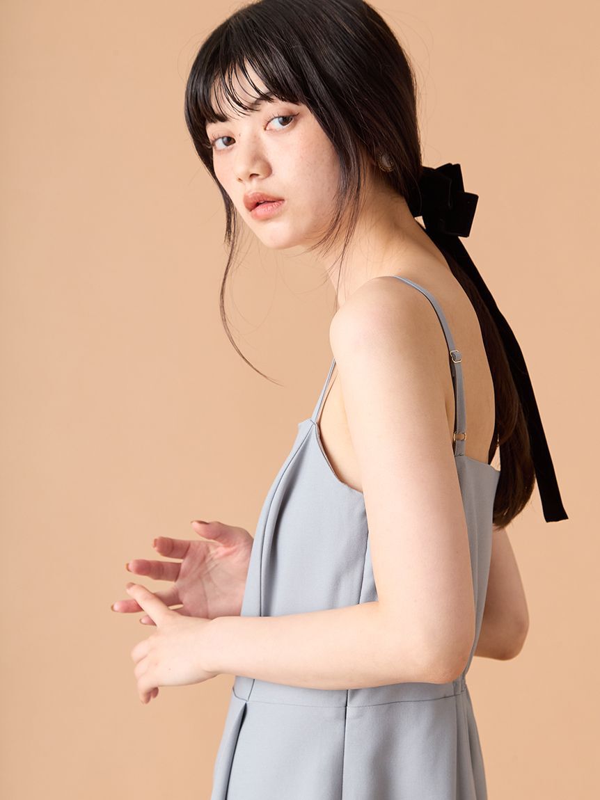 LILY BROWN「【WEB限定00サイズ】フェザージレセットコンビネゾン」|オールインワン|