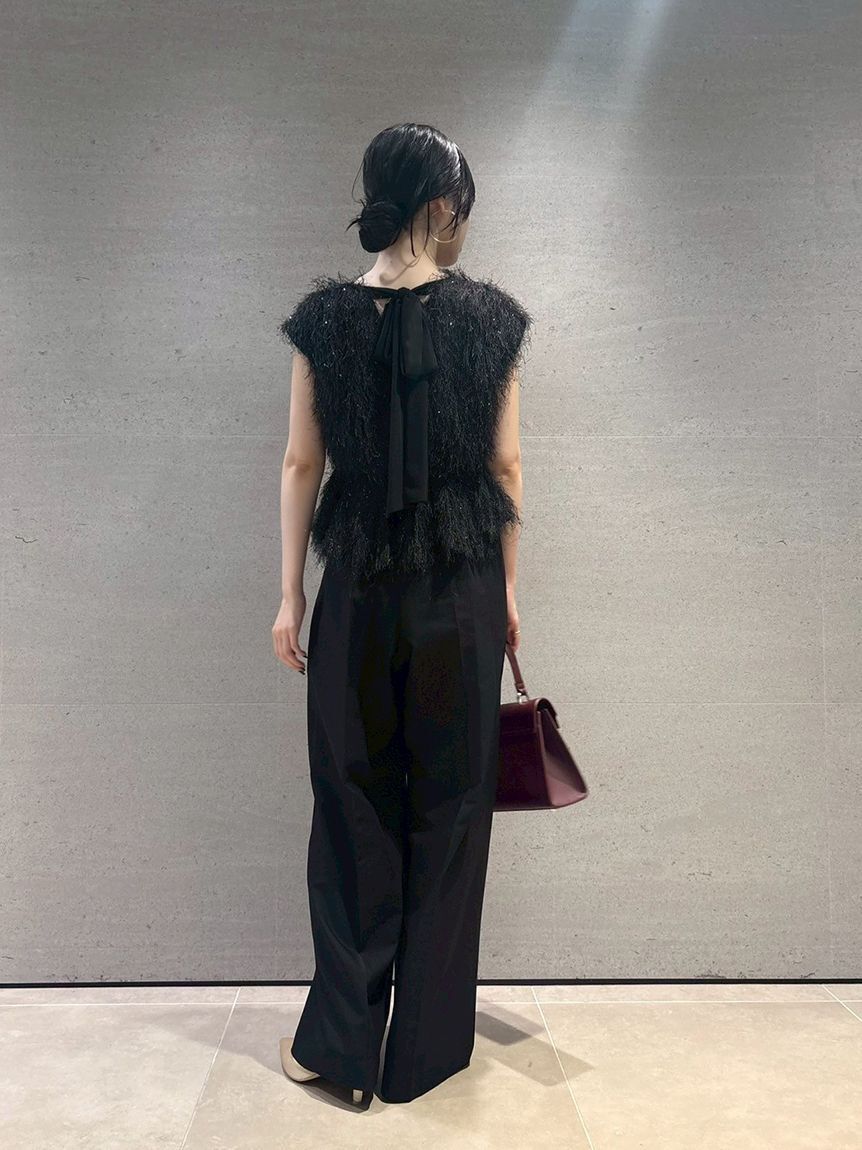 LILY BROWN「【WEB限定00サイズ】フェザージレセットコンビネゾン」|オールインワン|