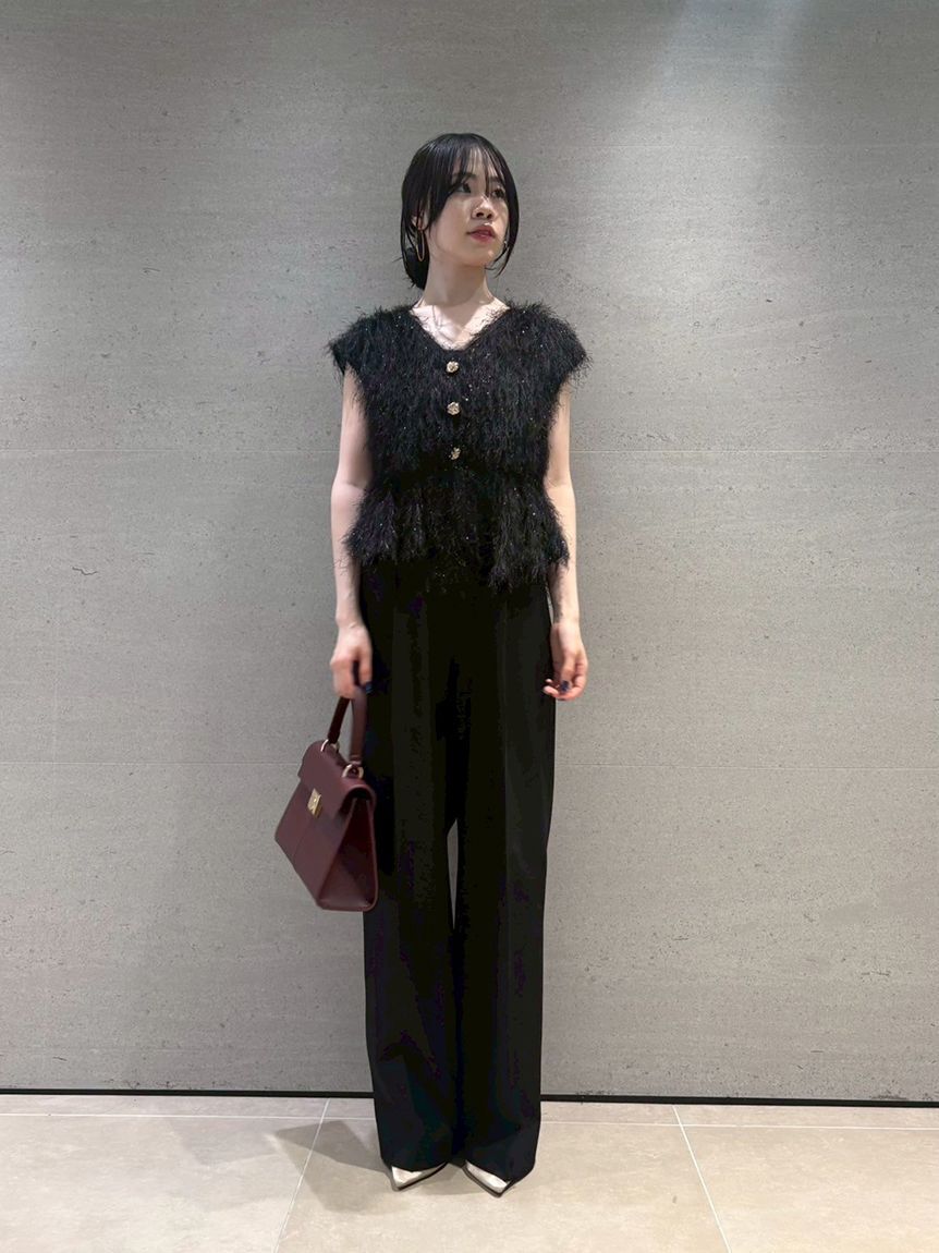 LILY BROWN「【WEB限定00サイズ】フェザージレセットコンビネゾン」|オールインワン|