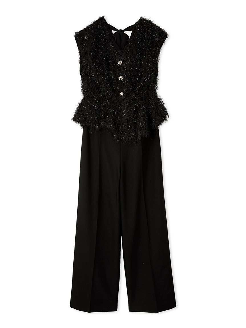 LILY BROWN「【WEB限定00サイズ】フェザージレセットコンビネゾン」|オールインワン|