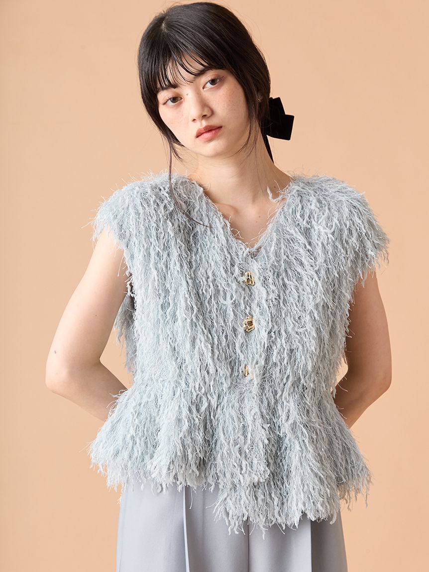 LILY BROWN「【WEB限定00サイズ】フェザージレセットコンビネゾン」|オールインワン|