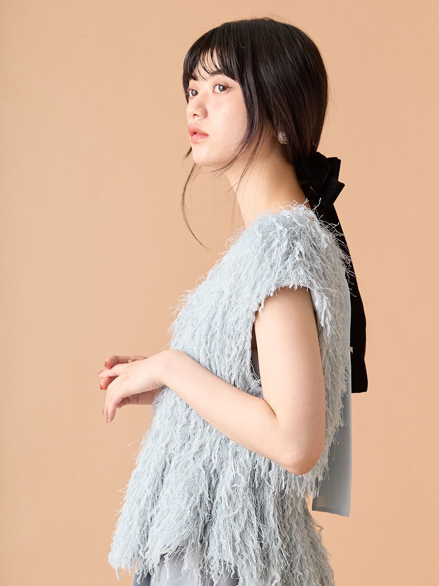 LILY BROWN「【WEB限定00サイズ】フェザージレセットコンビネゾン」|オールインワン|