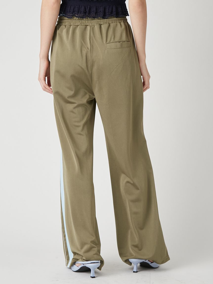 LILY BROWN「ピコレースフレアトラックパンツ」|チノ|