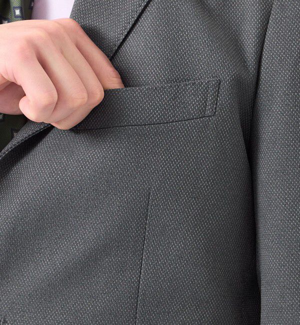 MACKINTOSH PHILOSOPHY「トロッター ジャケット #000（ナンバーゼロ）バーズアイストレッチ リサイクル」|テーラードジャケット|