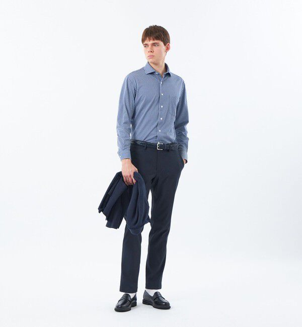 MACKINTOSH PHILOSOPHY「オイルレザーメッシュ カジュアルベルト」|ベルト|