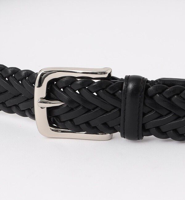 MACKINTOSH PHILOSOPHY「オイルレザーメッシュ カジュアルベルト」|ベルト|