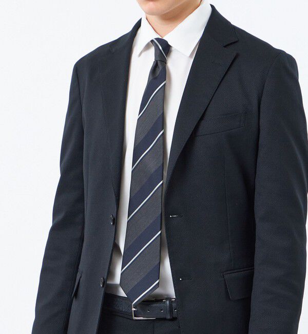 MACKINTOSH PHILOSOPHY「メランジレジメンタル レギュラータイ」|ネクタイ・蝶ネクタイ|