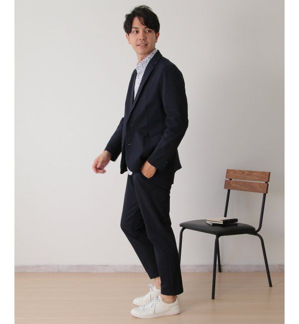 IKKA LOUNGE「【セットアップ対応】イージーケア速乾鹿の子ジャケット」|テーラードジャケット|