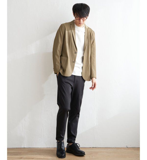 IKKA LOUNGE「GOKU楽ワーク サッカージャケット」|テーラードジャケット|