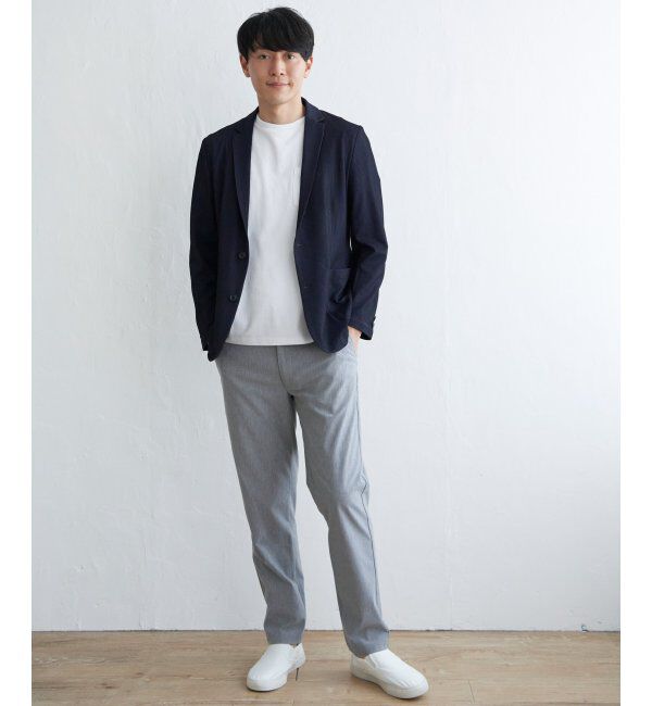 IKKA LOUNGE「GOKU楽ワーク サッカージャケット」|テーラードジャケット|