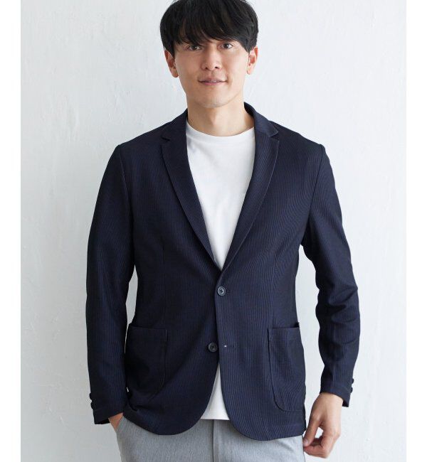 IKKA LOUNGE「GOKU楽ワーク サッカージャケット」|テーラードジャケット|