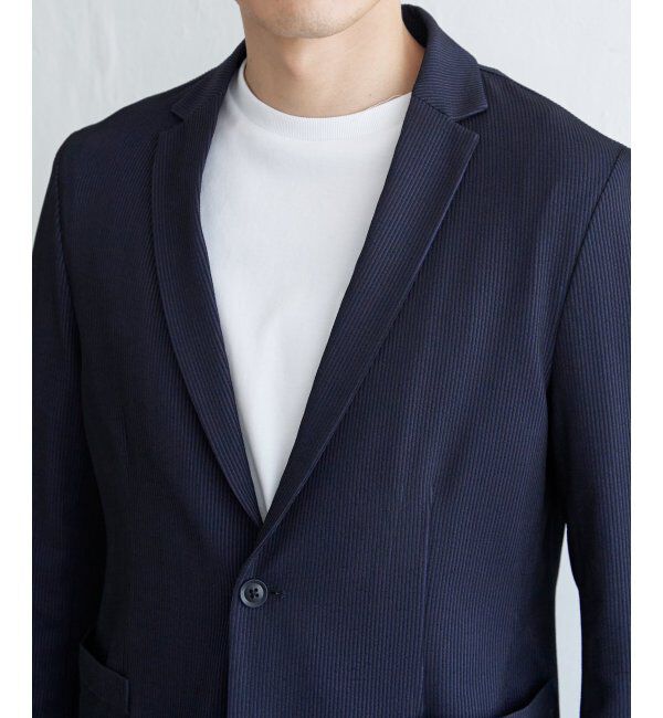 IKKA LOUNGE「GOKU楽ワーク サッカージャケット」|テーラードジャケット|