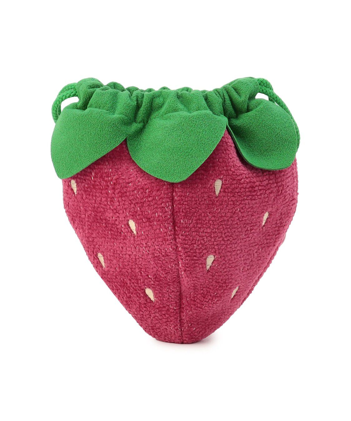 LOVERARY BY FEILER「ストロベリードット　イチゴ型巾着　L/STD-260094」|ポーチ|