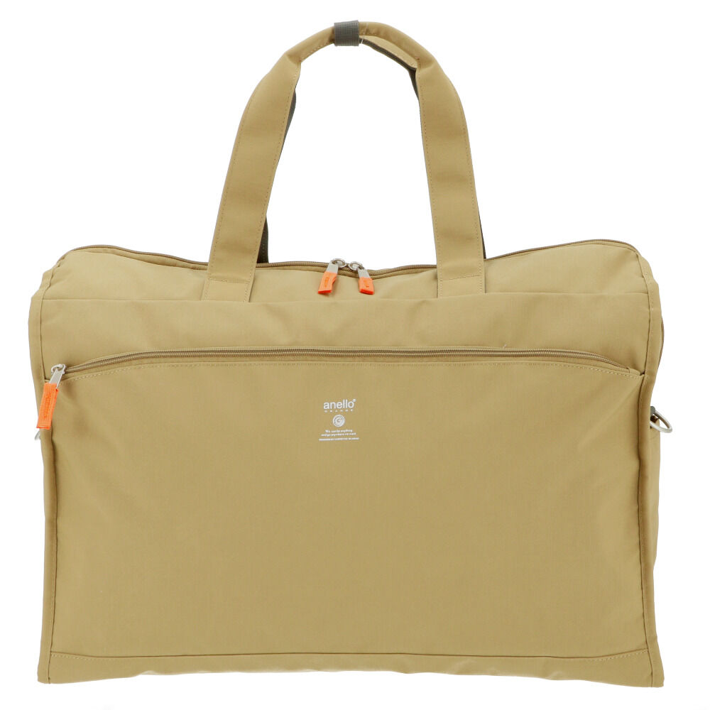 anello「アネロ ボストンバッグ 通販 レディース 2way ショルダーバッグ 大容量 A4 A3 35L」|ボストンバッグ|ベージュ1